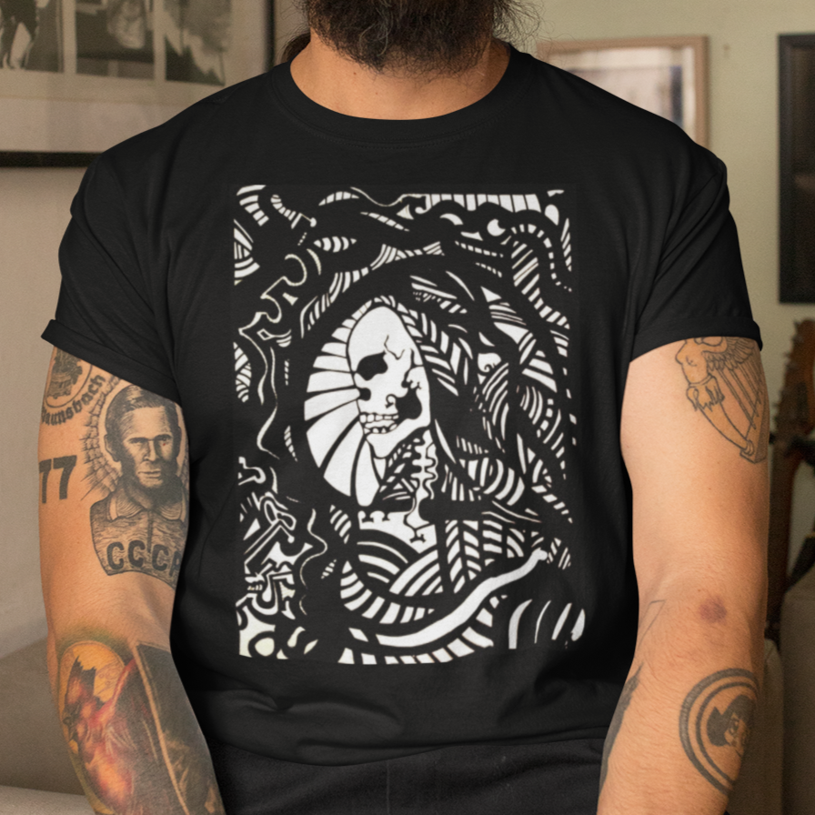 Premium Tee, Heathen, Black