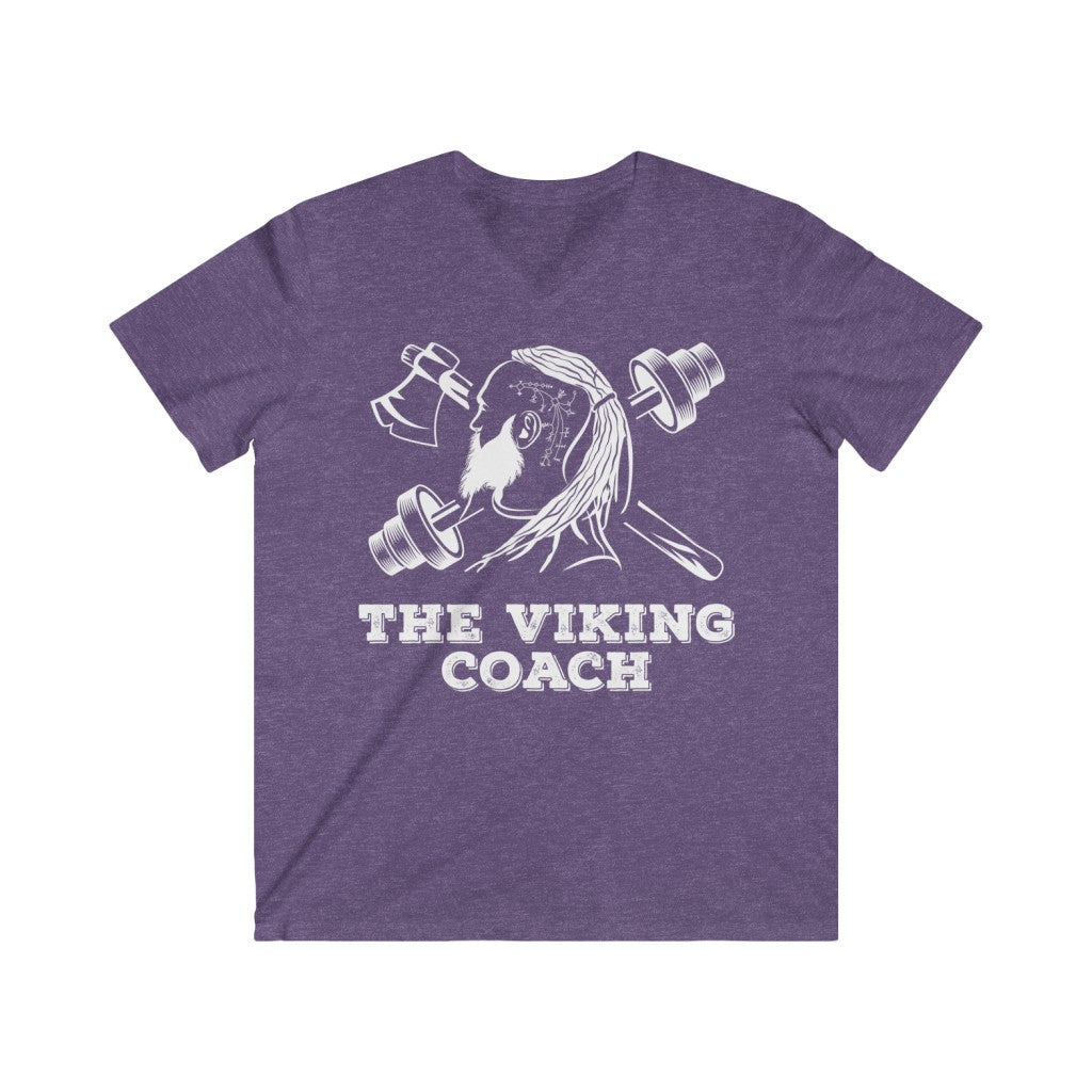 The Viking Coach Men's Fitted V-Neck Short Sleeve Tee (UK)
