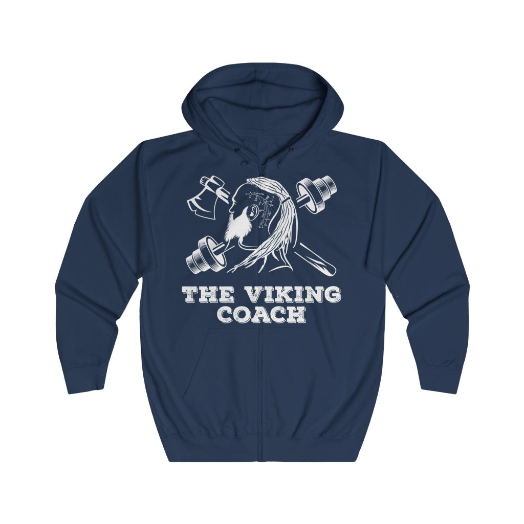 The Viking Coach Unisex Full Zip Hoodie (UK)