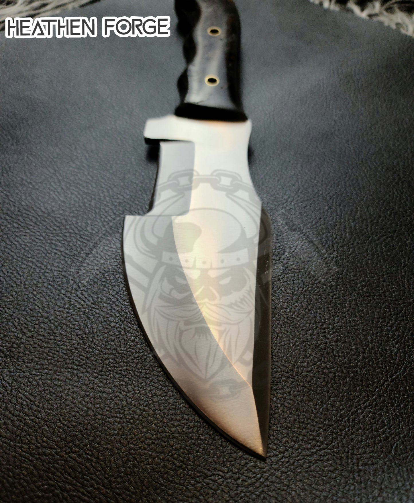 Tracker Knife, High Carbon Steel, Full Tang, Epoxy Resin