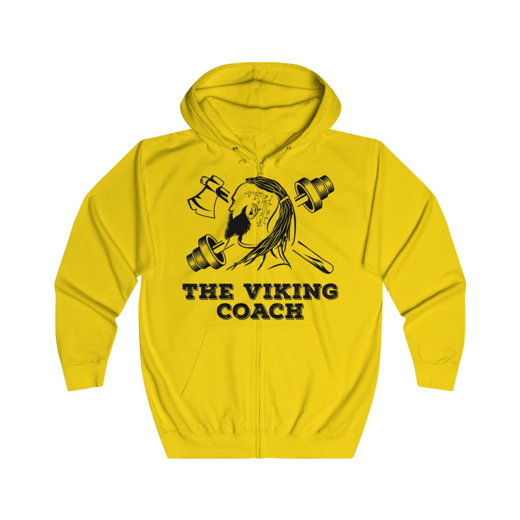 The Viking Coach Unisex Full Zip Hoodie (UK)