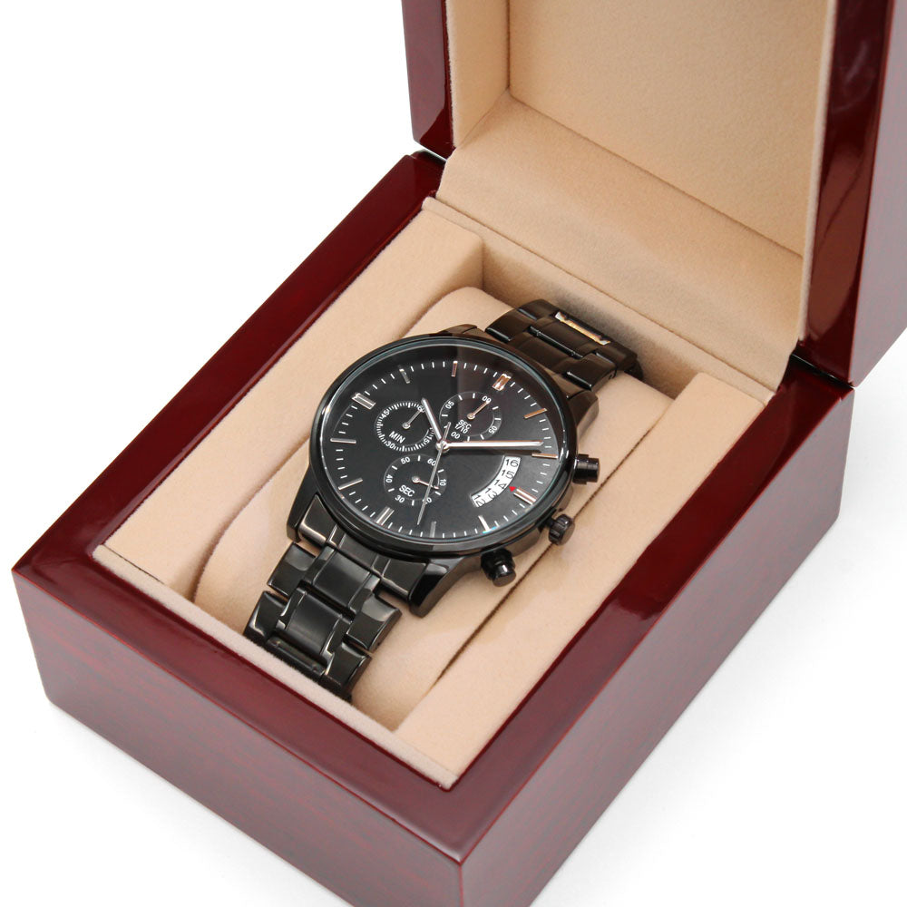 Customized black watch
